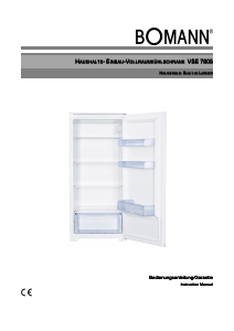 Manual Bomann VSE 7806 Refrigerator