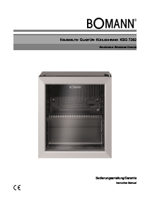 Manual Bomann KSG 7282 Refrigerator