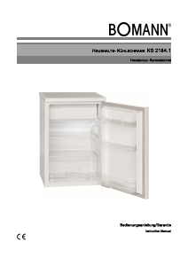 Manual Bomann KS 2184.1 Refrigerator