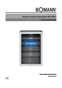 Manual Bomann KSG 7284.1 Refrigerator