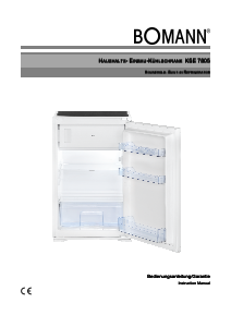 Manual Bomann KSE 7805 E Refrigerator