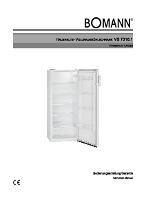 Manual Bomann VS 7316.1 Refrigerator