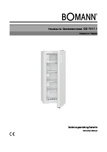 Manual Bomann GS 7317.1 Freezer