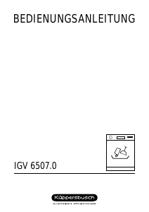 Bedienungsanleitung Küppersbusch IGV 6507.0 Geschirrspüler