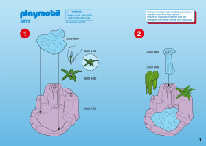 Manual de uso Playmobil set 5872 Fairy World Cascada de los unicornios