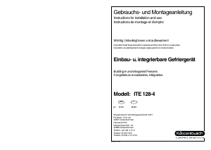 Bedienungsanleitung Küppersbusch ITE 128-4 Gefrierschrank