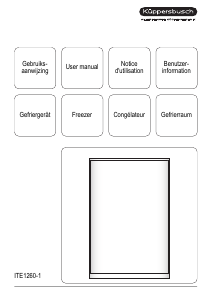 Bedienungsanleitung Küppersbusch ITE 1260-1 Gefrierschrank