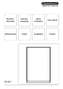 Bedienungsanleitung Küppersbusch ITE 128-7 Gefrierschrank