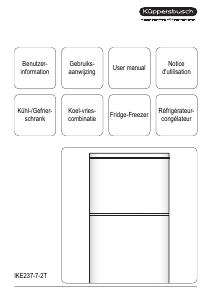 Bedienungsanleitung Küppersbusch IKE 237-7-2T Kühl-gefrierkombination