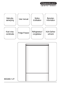 Bedienungsanleitung Küppersbusch IKE 3260-1-2T Kühl-gefrierkombination