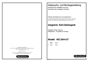 Manual Küppersbusch IKE 259-6-2T Fridge-Freezer