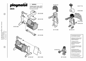 Manual de uso Playmobil set 3835 Magic Familia de sultanes