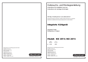 Bedienungsanleitung Küppersbusch IKE 197-5 Kühlschrank