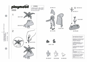 Manual de uso Playmobil set 3836 Magic Hada del bosque