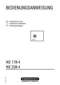 Bedienungsanleitung Küppersbusch IKE 238-4 Kühlschrank