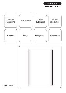 Bedienungsanleitung Küppersbusch IKE 2380-1 Kühlschrank