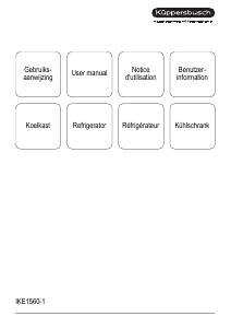 Bedienungsanleitung Küppersbusch IKE 1560-1 Kühlschrank