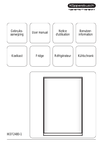 Bedienungsanleitung Küppersbusch IKEF 2480-1 Kühlschrank