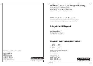 Mode d’emploi Küppersbusch IKE 197-6 Réfrigérateur