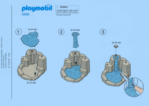 Bruksanvisning Playmobil set 3896 Magic Älvor vattenfall