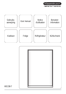 Bedienungsanleitung Küppersbusch IKE 238-7 Kühlschrank