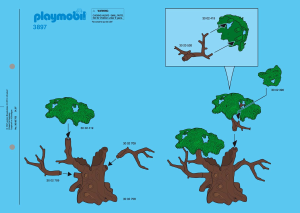 Manuale Playmobil set 3897 Magic Albero magico