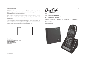 Bedienungsanleitung Orchid LR4600 Schnurlose telefon