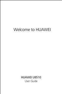 Manual Huawei Ideos X3 Mobile Phone