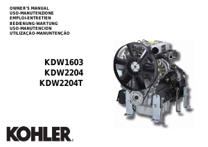 Manual Kohler KDW1603 Engine