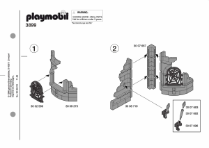 Manual Playmobil set 3899 Magic Hooded rider
