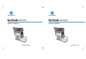 Mode d’emploi Konica-Minolta Bizhub 420 Imprimante multifonction