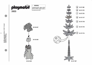 Manuale Playmobil set 3933 Magic Il fantasma della foresta