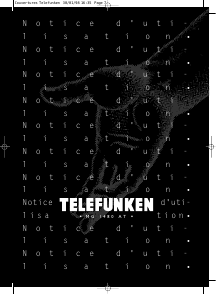 Mode d’emploi Telefunken MG1480AT Téléviseur