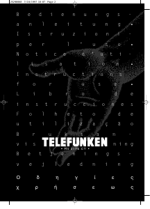 Mode d’emploi Telefunken MS2176CT Téléviseur