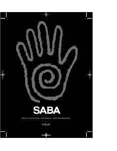 Mode d’emploi SABA M3610F Téléviseur