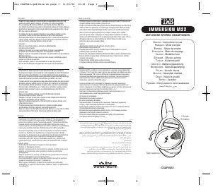 Mode d’emploi T'nB CSAFM22 Casque