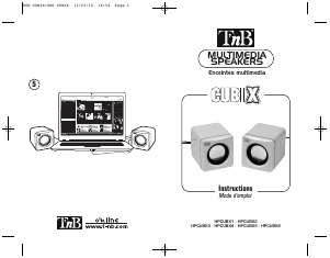 Manual de uso T'nB HPCUBX1 Altavoz