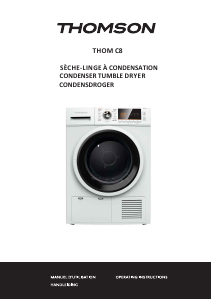 Mode d’emploi Thomson THOM C8 Sèche-linge