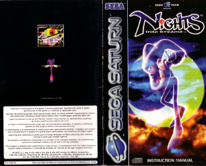 Mode d’emploi SEGA Saturn Nights into Dreams