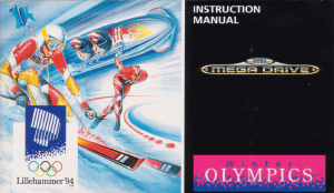 Mode d’emploi SEGA Megadrive Winter Olympics Lillehammer 94