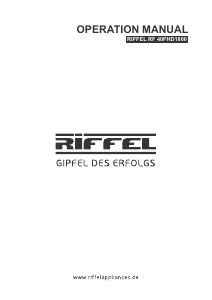 Bruksanvisning Riffel RF 40FHD1800 LED TV