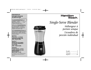 Handleiding Hamilton Beach 51103 Single-Serve Blender