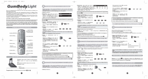 Mode d’emploi Meliconi Facile Light Télécommande