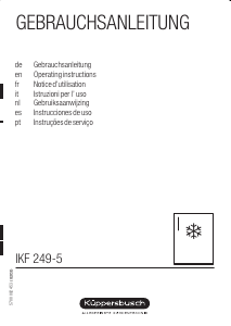 Bedienungsanleitung Küppersbusch IKF 249-5 Gefrierschrank