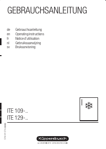 Bedienungsanleitung Küppersbusch ITE 109-5 Gefrierschrank