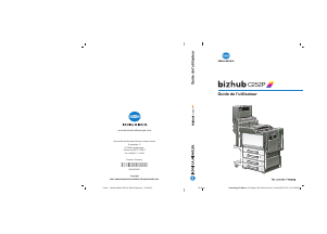 Mode d’emploi Konica-Minolta Bizhub C252P Imprimante multifonction