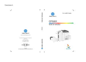 Mode d’emploi Konica-Minolta CF5001 Imprimante multifonction