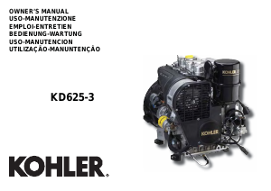 Handleiding Kohler KD625-3 Aandrijfmotor