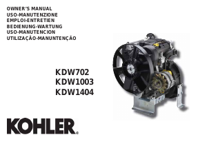 Handleiding Kohler KDW702 Aandrijfmotor