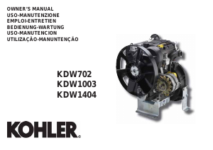 Handleiding Kohler KDW1003 Aandrijfmotor